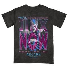 Arcane Jinx Mineral Wash Unisex Graphic T-Shirt Exclusivité Games Zone
